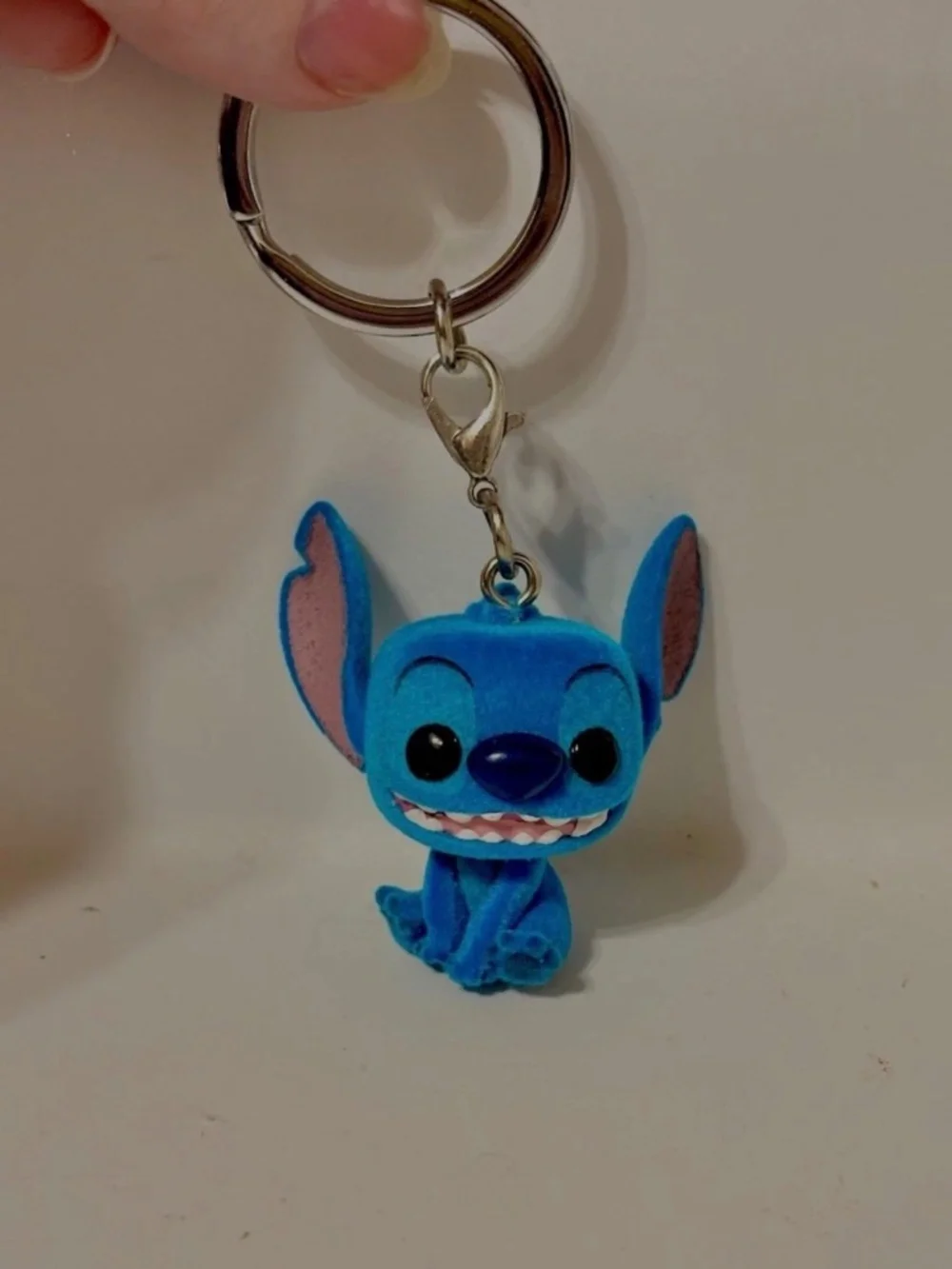 Funko Disney Lilo & Stitch Pocket POP! Stitch Keychain Flocked Soft Blue 2021